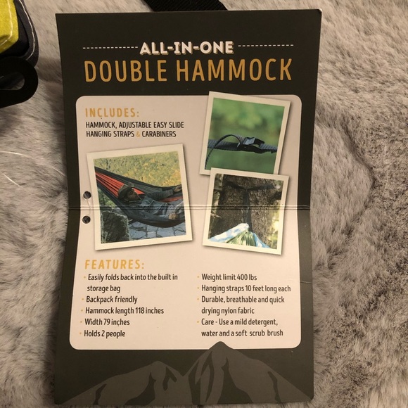 NWT Castaway Travel Hammock, double, green - Picture 6 of 10